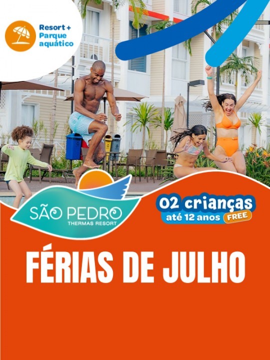 Férias de Julho no São Pedro Thermas Resort